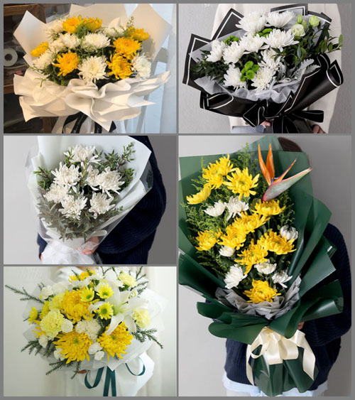 贵州贵阳息烽县养龙司镇灯塔村白事花束代送